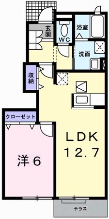 山陽網干駅 徒歩10分 1階の物件間取画像